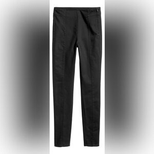 H&M Divided Black Side Zip Trousers - 12